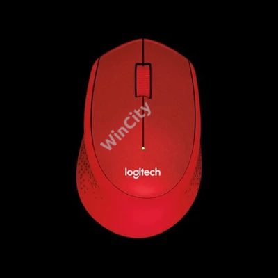 Mouse Logitech M330 Silent Plus - Piros