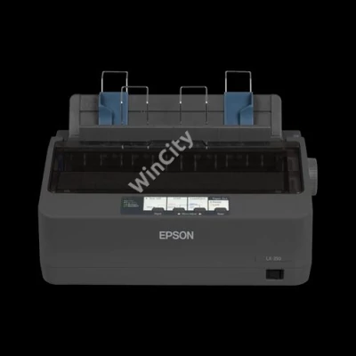 EPSON Mátrixnyomtató - LX-350 (Mechanikus pontmátrix, A4, 9 tű, 347 karakter/s, USB/RS-232)