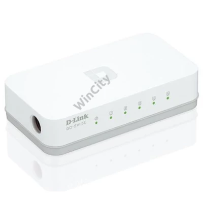 D-LINK Switch 5x100Mbps Műanyagházas Asztali, GO-SW-5E/E