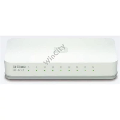 D-LINK Switch 8x100Mbps Műanyagházas Asztali, GO-SW-8E/E