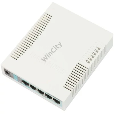 MIKROTIK Cloud Smart Switch 5x1000Mbps + 1x1000Mbps SFP, Menedzselhető, Asztali - CSS106-5G-1S