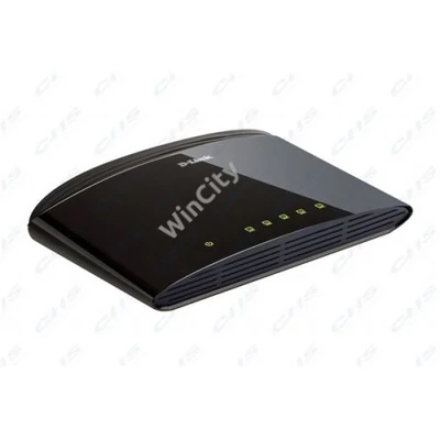 D-LINK Switch 5x100Mbps Műanyagházas Asztali, DES-1005D/E