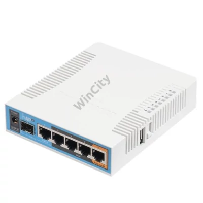 MIKROTIK Wireless Router hAP ac 5x1000Mbps + 1xSFP, Wi-Fi 5, Asztali, RB962UIGS-5HACT2HNT