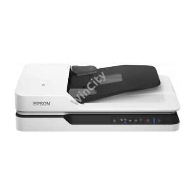EPSON Docuscanner - WorkForce DS-1660W (A4, 1200 DPI, 35 lap/perc, USB/LAN(opcionális)/Wifi, ADF, duplex)