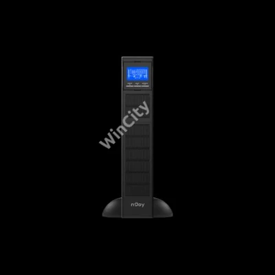 NJOY Szünetmentes Balder 3000, 3000VA, 2700W, Online rack (2U), LCD display