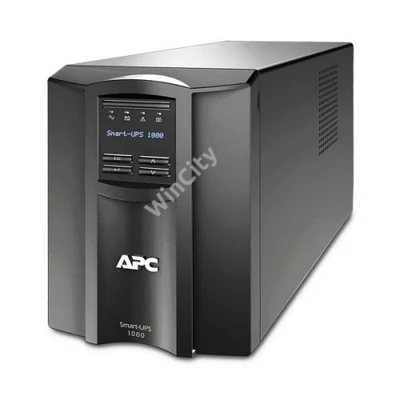 APC Smart-UPS SMT1000IC (8 IEC13) 1000VA (700 W) LCD 230V, LINE-INTERAKTÍV Smart Connect szünetmentes tápegység,torony