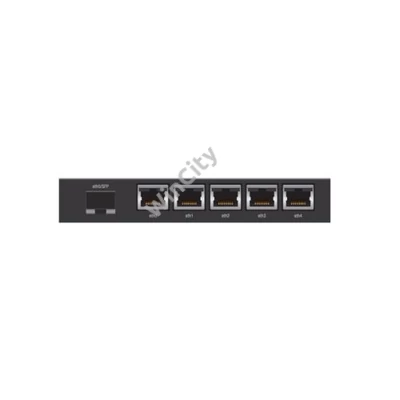 UBiQUiTi EdgeRouter 5x1000Mbps (passive POE) + 1x1000Mbps SFP, Asztali - ER-X-SFP