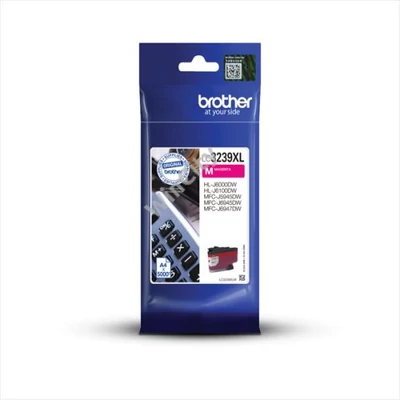 BROTHER Tintapatron LC3239XLM, Szuper nagy töltetű - 5000 oldal, Magenta