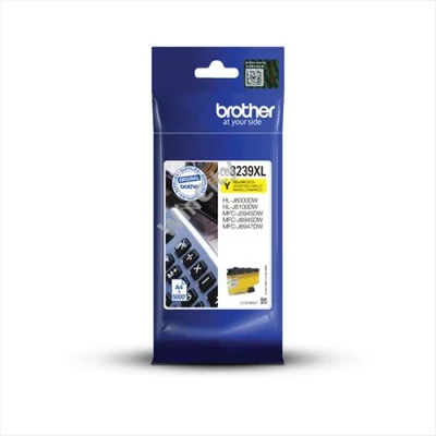 BROTHER Tintapatron LC3239XLY, Szuper nagy töltetű - 5000 oldal, Yellow