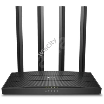 TP-LINK Wireless Router Dual Band AC1200 1xWAN(1000Mbps) + 4xLAN(1000Mbps), Archer C6