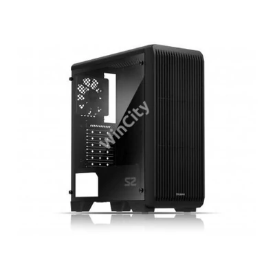 ZALMAN Ház Midi ATX S2 Tápegység nélkül, Fekete