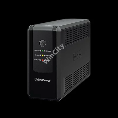 CYBERPOWER UPS UT850EG (3 aljzat) 850VA 425W, 230V szünetmentes tápegység, AVR, LINE-INTERAKTÍV