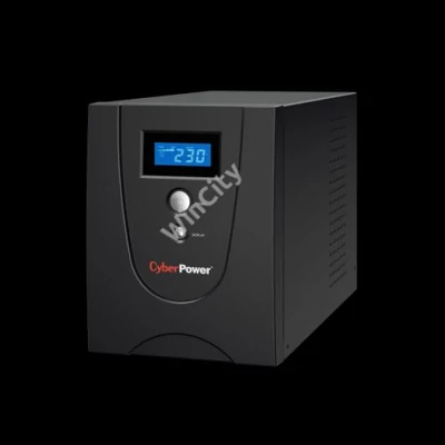 CYBERPOWER UPS VALUE2200EILCD (6xIEC 320) 2200VA 1320W 230V szünetmentes tápegység + USB LINE-INTERAKTÍV