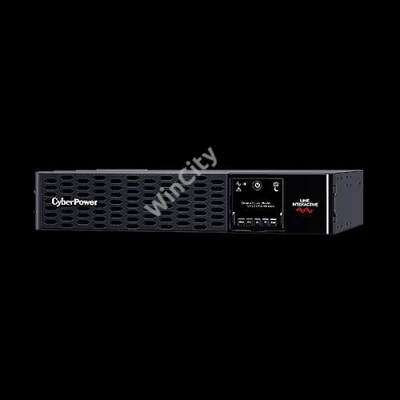 CYBERPOWER UPS PR2200ERT2U (10xIEC C13) 2200VA 2200W 230V RACK szünetmentes tápegység + USB LINE-INTERAKTÍV