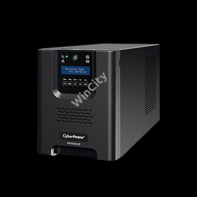 CYBERPOWER UPS PR1000ELCD (8xIEC320) 1000VA 900W 230V szünetmentes tápegység + USB LINE-INTERAKTÍV