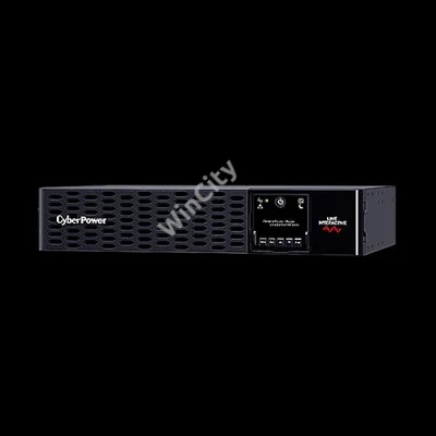 CYBERPOWER UPS PR1500ERT2U (10xIEC C13) 1500VA 1500W 230V RACK szünetmentes tápegység + USB LINE-INTERAKTÍV