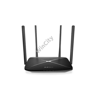 MERCUSYS Wireless Router Dual Band AC1200 1xWAN(1000Mbps) + 3xLAN(1000Mbps), AC12G