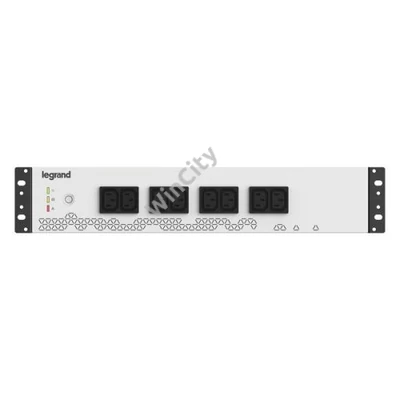 LEGRAND 19" szünetmentes elosztósor KEOR PDU 800 VA 480 W BEM: C14 aljzat + C13 kábel KIM: 8xC13 USB-B kommunikációs