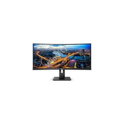 PHILIPS Ívelt VA monitor 34" 345B1C, 3440x1440, 21:9, 300 cd/m2, 5ms, HDMI/DisplayPort/USB-C/4xUSB, LAN, hangszóró