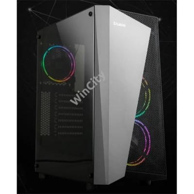 ZALMAN Ház Midi ATX S4 Plus Tápegység nélkül, Fekete