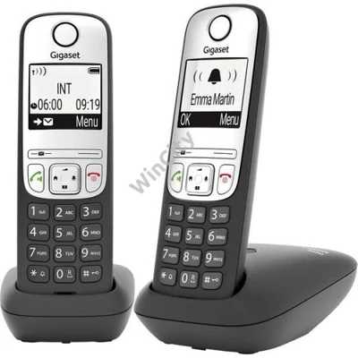 GIGASET ECO DECT Telefon A690 DUO, fekete