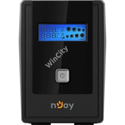 NJOY Szünetmentes CADU 850, 850VA, 480W, Line-Interactice, LCD display