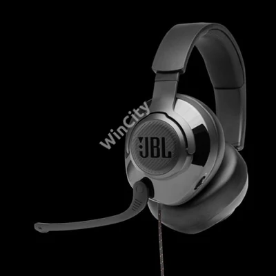 JBL Quantum 200 (Vezetékes, gaming fejhallgató felhajtható mikrofonnal)