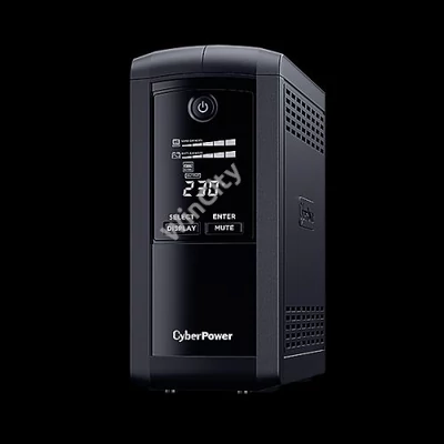 CYBERPOWER UPS VP700ELCD (4x Schuko) 700VA 390W 230V szünetmentes tápegység + USB LINE-INTERAKTÍV