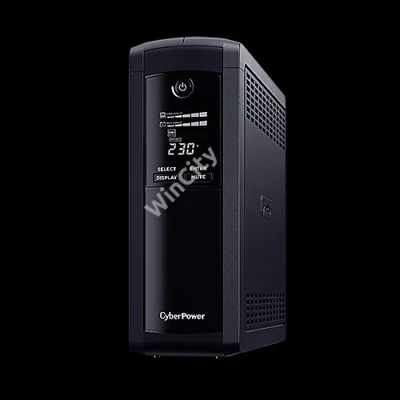 CYBERPOWER UPS VP1600ELCD 5x Schuko 1600VA 960W 230V szünetmentes tápegység + USB LINE-INTERACTIVE