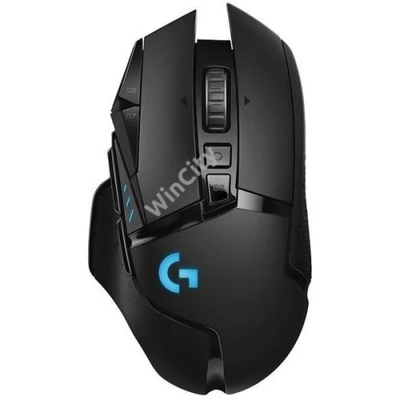 LOGITECH Egér - G502 Lightspeed RGB Vezeték Nélküli Gaming, Fekete