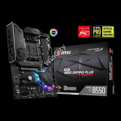 MSI Alaplap AM4 MPG B550 GAMING PLUS AMD B550, ATX