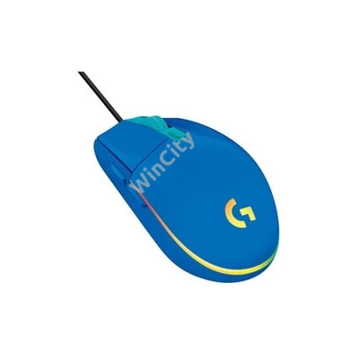 LOGITECH Egér - G102 Lightsync Vezetékes Gaming, Kék