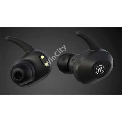 MAXELL vezeték nélküli fülhallgató, MINI DUO earbuds, TWS, bluetooth 5.0, fekete