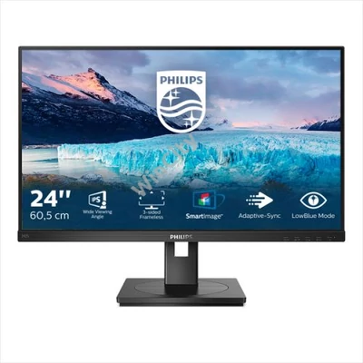 PHILIPS IPS monitor 23.8" 242S1AE, 1920x1080, 16:9, 250cd/m2, 4ms, VGA/DVI/HDMI/DisplayPort, Pivot, hangszóró