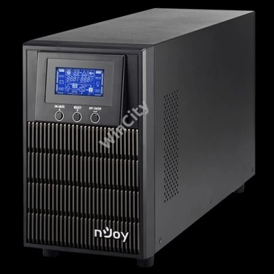 NJOY Szünetmentes ATEN PRO 2000, 2000VA, 1800W, Online, LCD display