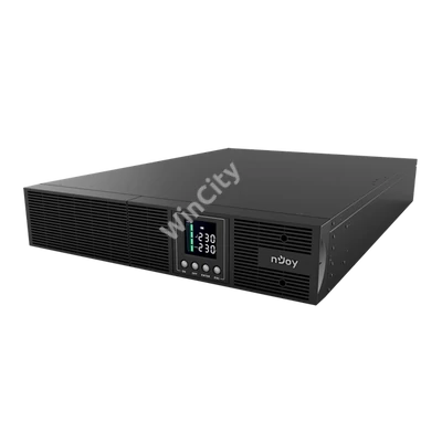 NJOY Szünetmentes Aster 3K, 3000VA, 2700W, Online, LCD display