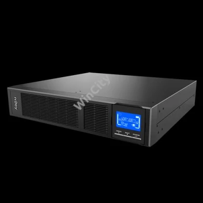 NJOY Szünetmentes Balder 1500, 1500VA, 1500W, Online rack (2U), LCD display