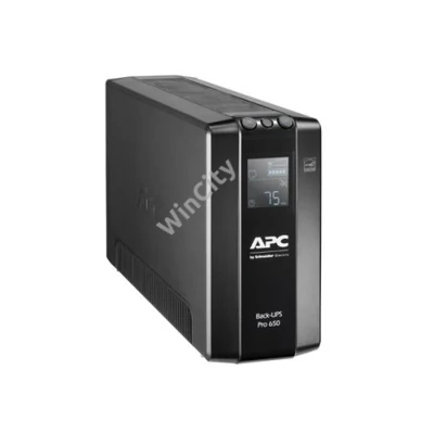 APC Back-UPS Pro BR650MI, (6 outlets) 650VA LCD 230V LINE-INTERACTIVE szünetmentes, tiszta sinus, AVR