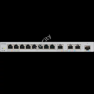 ZYXEL Switch 11x1000Mbps (3x10G) + 1xGigabit SFP+, Fémházas Webmenedzselhető, XGS1250-12-ZZ0102F