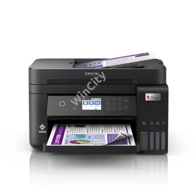 EPSON Tintasugaras nyomtató - EcoTank L6270 (A4, MFP, színes,4800x1200 DPI, 33 lap/perc, duplex, ADF, USB/LAN/Wifi)