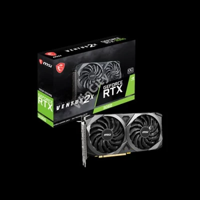 MSI Videokártya PCI-Ex16x nVIDIA RTX 3060 VENTUS 2X 12GB DDR6 OC