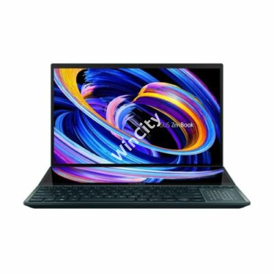 ASUS CONS NB Zenbook Pro Duo UX582HS-H2003X 15.6" 4K OLED Touch, i9-11900H, 32GB, 1TB M.2, RTX 3080 8GB, WIN11PRO, Kék