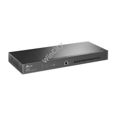 TP-LINK Switch 8x10Gbps SFP+ + 1xkonzol port + 1xUSB, Menedzselhető, SX3008F