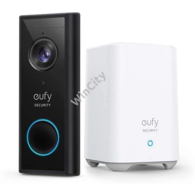 ANKER EUFY Kapucsengő + Vezérlő Központ, Video Doorbell + HomeBase2, HD(2K), WiFi-s, kültéri - E82101W4