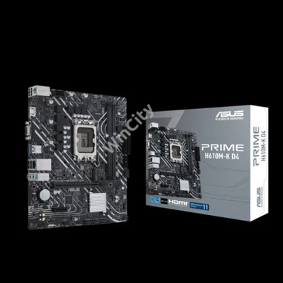 ASUS Alaplap S1700 PRIME H610M-K D4 INTEL H610, mATX