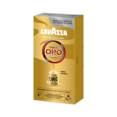 LAVAZZA Oro Nespresso kompatibilis alumínium kapszula csomag 10 db x 5.5g, 100% Arabica