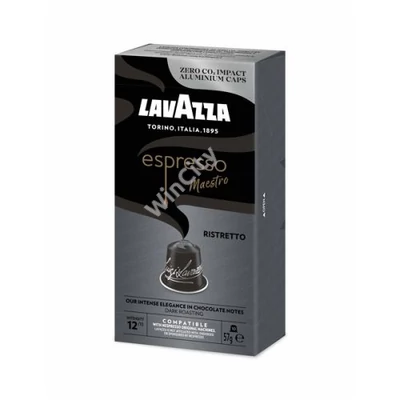 LAVAZZA Ristretto Nespresso kompatibilis alumínium kapszula csomag 10 db x 5.7g, intenzitás: 12/13