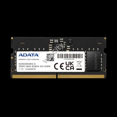 ADATA NB Memória DDR5 16GB 4800Mhz SODIMM CL40