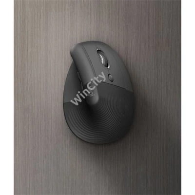 LOGITECH Egér - LIFT Vertical Ergonomic Bluetooth Optikai, Grafitszürke
