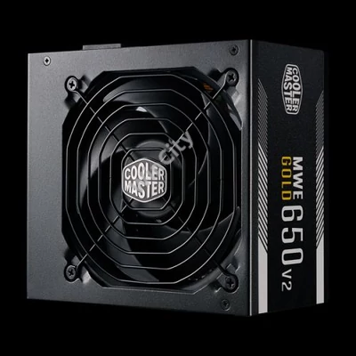 COOLER MASTER Tápegység MWE 650W, 12cm, 80+ Gold V2, Aktív PFC